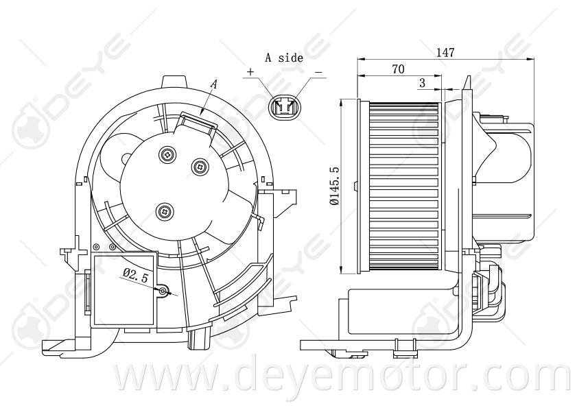 6441.J4 7701206105 7701044814 universal car air blower motor for CITROEN XSARA RENAULT CLIO KANGOO